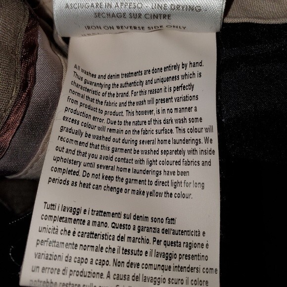 Stella McCartney Black Denim trimmed  Blue Velvet Slim Ankle Zip Jeans 27 - Picture 15 of 15